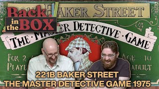 221B Baker Street The Master Detective Game  Back in the Box [upl. by Calderon]