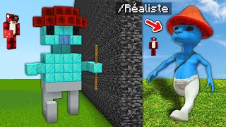 Jai Triché avec le RÉALISME en Build Battle sur Minecraft [upl. by Atsahs]