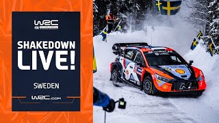 🛑 Shakedown LIVE  WRC Rally Sweden 2024 [upl. by Dippold]