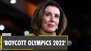 Nancy Pelosi calls for diplomatic boycott of 2022 Beijing Olympics  Human rights WION English News [upl. by Reinold]