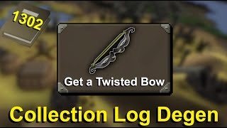 We need a Twisted Bow to Win this BINGO  Ironman Collection Log Degen E97 [upl. by Aznola]