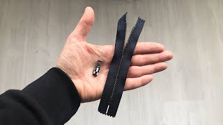 How To Fix a Broken or Separated Zipper in 3 Minutes [upl. by Hasan236]