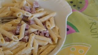 Pasta panna e prosciutto [upl. by Yeoj]