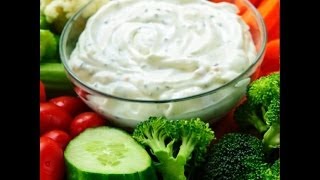 Easy Vegetable Dip Recipe [upl. by Zara155]