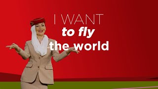 I Want To Fly the World  Emirates Airline [upl. by Ardnuhsor]