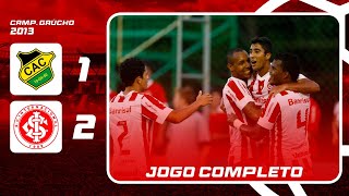 Cerâmica 1x2 Internacional  Campeonato Gaúcho 2013  Jogo Completo [upl. by Ahsienod]