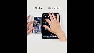 M4 iPad Pro vs S24 Ultra samsung vs apple edit speed blowup [upl. by Sucramaj819]