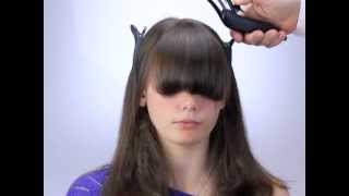 How to cut bangs and fringes the new way with Freestyla amp Wahl Clippers [upl. by Sufur]