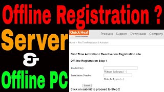 How to activate Quick Heal Offline  Offline Registration  Quick heal Offline Registration [upl. by Malachy755]