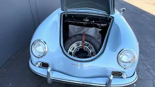 1959 Porsche 356A Convertible D Meissen Blue [upl. by Gweneth]