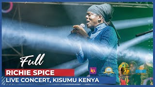 FULL RICHIE SPICE LIVE CONCERT IN KISUMU KENYA MAY 2023 [upl. by Neelram]