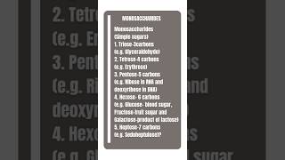 MONOSACCHARIDES  Triose Tetrose Pentose Hexose and Heptose  Biology Bloom [upl. by Annairdua]