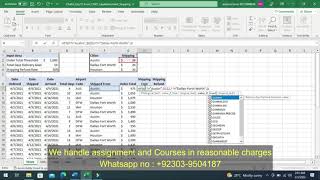 Exp19ExcelCh07CapAssessmentShipping  Excel Chapter 7 Capstone Assessment  Shipping [upl. by Wolk]