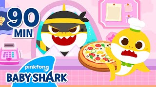 Baby Shark Cook amp Doctor Episodes  Compilation  Baby Shark Story Collection  Baby Shark Official [upl. by Illom652]