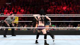 WWE 2K15 AJ Lee vs Paige Divas Championship PS4 [upl. by Perloff]