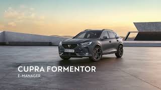 CUPRA Formentor  Howto  e Manager [upl. by Repard]