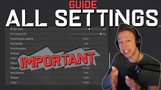 GUIDE FULL PUBG SETTINGS GUIDE  GraphicsKeybindsGameplay settings  Learn the important ones [upl. by Welford423]