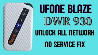 Ufone DWR 930 Unlock All Network ✅  DWR 930 All Sims Unlock ✅ [upl. by Bjorn]