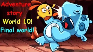 Adventure story World 10 Final chapter Last boss  evil hippo Rescue Chingu Jr Game on phone [upl. by Blisse]