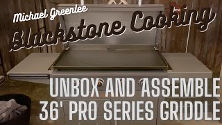 Unboxing and Assembling the 36 Pro Series Blackstone Griddle [upl. by Tabbitha303]