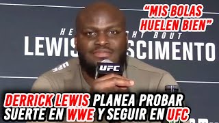 Derrick Lewis planea ir a WWE pero seguir en UFC [upl. by Hastie]