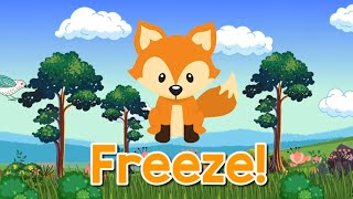 Spring Run An Interactive PE Experience  Brain Break  FreezePop Grab  PhonicsMan Fitness [upl. by Ainirtak]