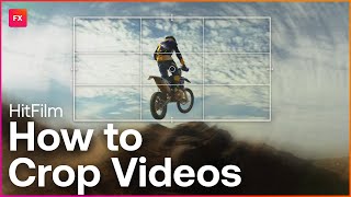 How to Crop videos in HitFilm  Editing Techniques [upl. by Mlohsihc746]
