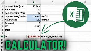 Compound Interest Calculator Template Excel [upl. by Sabine637]