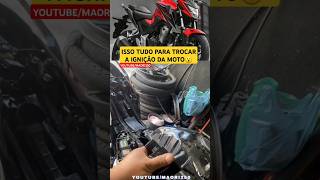 TEVE QUE DESMONTAR A MOTO TODA😮 canalmaori250 maorivlog yamaha automobile memes motorcycle [upl. by Redla]