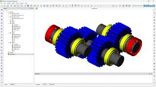 KISSsoft Tutorials from GloBAS KISSsys gearbox modelling [upl. by Nerag]