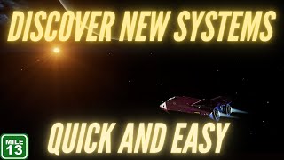 Discover UNDISCOVERED systems in Elite Dangerous quickly [upl. by Drice]