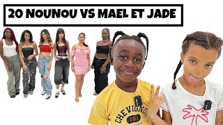 LES NOUNOU VS 2 ENFANTS MAEL ET JADE [upl. by Bondon]