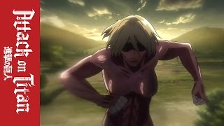 Attack on Titan – Official Clip – The Female Titan Appears [upl. by Inan325]