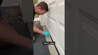 DIY Garage Door Rubber Threshold Seal  Protect your garage from leaks [upl. by Atikehs]