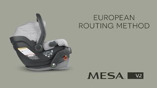 UPPAbaby Mesa  European Routing Method [upl. by Sicular]