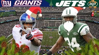 Christmas Eve for New York City Supremacy Giants vs Jets 2011  NFL Vault Highlights [upl. by Karlotte]