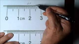 How to Measure length correctly using a Centimeter Ruler [upl. by Aicella24]