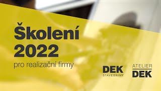 Školení realizačních firem 2022 [upl. by Teage]