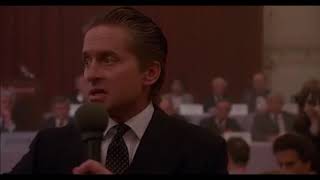 Wall Street quotGier ist gutquot Gordon Gekko Michael Douglas bei Teldar [upl. by Chil]