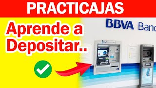 Como Hacer Depósitos En Cajeros Automáticos BANCOMER PRACTICAJAS Bien Explicado 2024 [upl. by Wallraff]