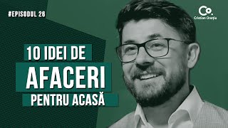 10 IDEI DE MICI AFACERI PENTRU ACASA  The Startup Show EP26 [upl. by Lange312]