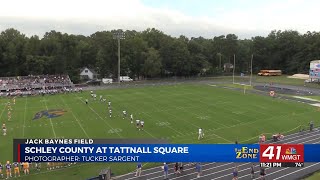 THE END ZONE HIGHLIGHTS Tattnall faces Schley County [upl. by Uehttam]