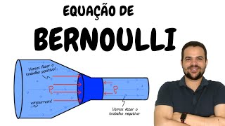 Equação de Bernoulli  Teoria exemplos e resolução de exercício [upl. by Divadnahtanoj179]