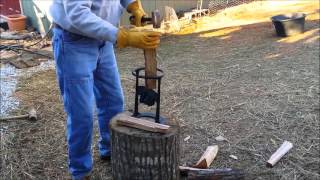 Kindling Cracker Firewood Kindling Splitter Review [upl. by Milzie]