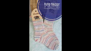 Tuto tricot  Je tricote mes premières chaussettes Tutoriel complet en pas à pas [upl. by Alpert]