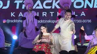 DJ Tracktone Kapurthala takes Bhangra to the next level at a Punjabi wedding [upl. by Adnohr]