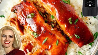 Teriyaki Salmon Air Fryer [upl. by Rancell485]