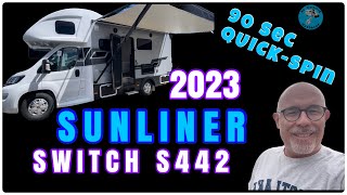 SUNLINER SWITCH S442  MOTORHOME tour  Quickspin  FIAT Ducato series 8 [upl. by Bihas]