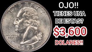 💸💰OJO👉VALIOSA MONEDA💰 WASHINGTON QUARTER 1995 quotPquot LA TIENES [upl. by Gurevich465]