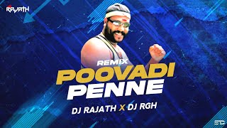 POOVADI PENNE  REMIX  DJ RAJATH  DJ RGH  ABHISHEK NAIK VISUAL  DOWNLOAD LINK IN DESCRIPTION [upl. by Llenna]